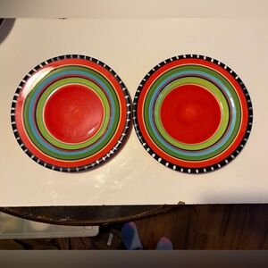 Gibson Elite Pueblo Springs Dinner Plates – Set of 2 – 11" – Discontinued Patter